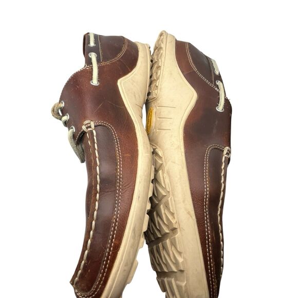 Cole Haan Boat Shoes Men size 12 Brown Lace Up Preppy Hampton Classic Nautial
